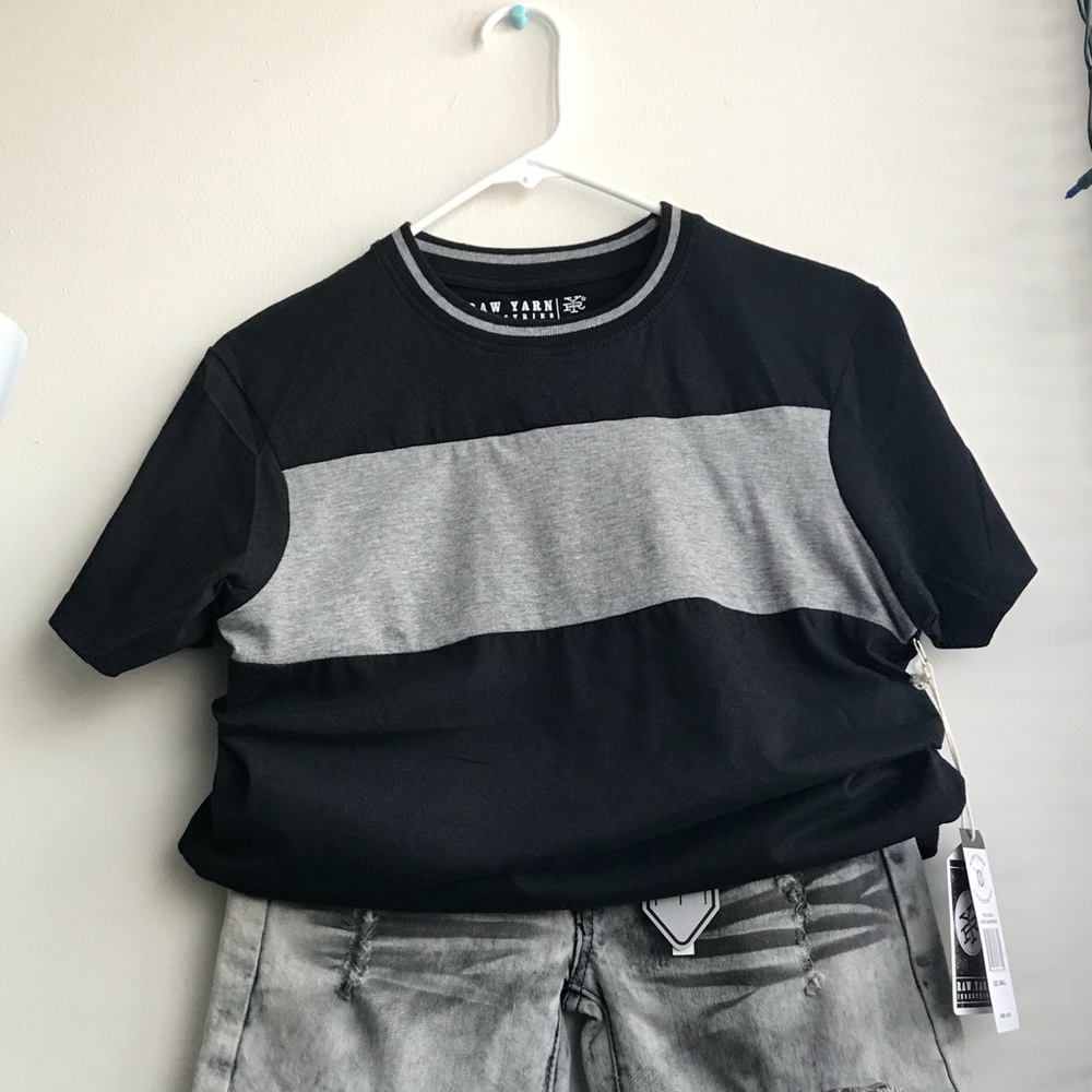 Raw Yarn T-Shirts,Road Narrows Short NYC